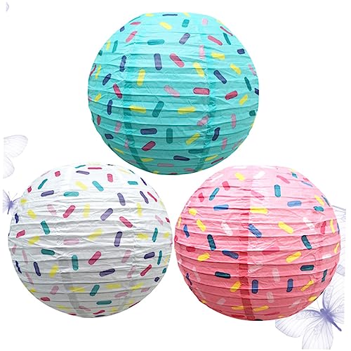 IWOWHERO 3St Papier Laternen room decoration raumdeko verkleidung room decor for party sachen dekoring hängende Laternen runde Papierlaternen Laternenfest dekorativer für Festivals IWOWHERO 3St Papier Laternen room decoration raumdeko verkleidung room decor for party sachen dekoring hängende Laternen runde Papierlaternen Laternenfest dekorativer für Festivals von IWOWHERO