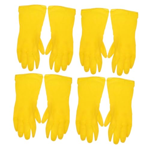 IWOWHERO 4 Paare PVC Spülhandschuhe Dicke Küchenhandschuhe für Geschirrspülen Waschhandschuhe Flexibel Robust für Haushalt und Gewerbe IWOWHERO 4 Paare PVC Spülhandschuhe Dicke Küchenhandschuhe für Geschirrspülen Waschhandschuhe Flexibel Robust für Haushalt und Gewerbe von IWOWHERO