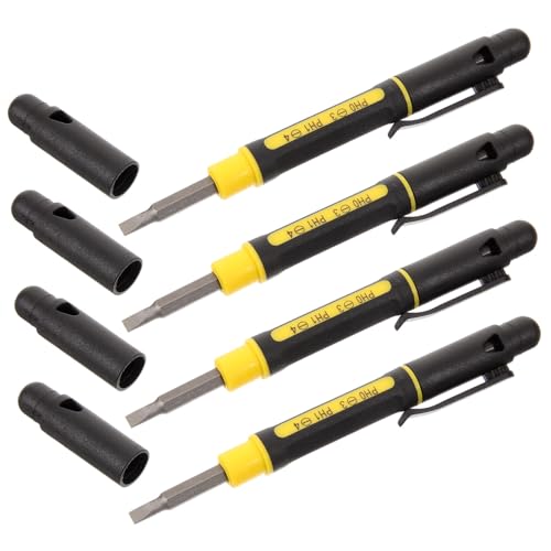 IWOWHERO 4 Sätze Teiliges Mini Schraubendreher Penform Präzisionswerkzeug mit Rutschfester Oberfläche für Modellbau Elektronik und Heimreparaturen Tragbarer Hand Schraubendreher für IWOWHERO 4 Sätze Teiliges Mini Schraubendreher Penform Präzisionswerkzeug mit Rutschfester Oberfläche für Modellbau Elektronik und Heimreparaturen Tragbarer Hand Schraubendreher für von IWOWHERO