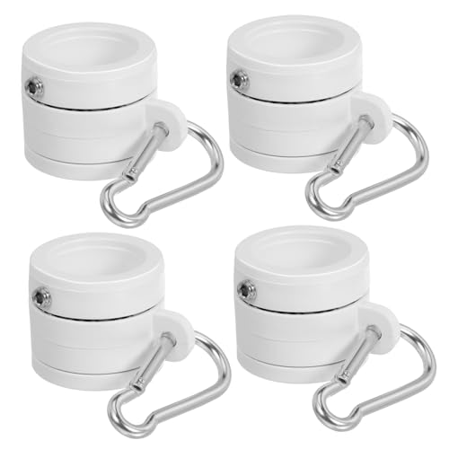 IWOWHERO 4 Stück Fahnenmast Montageringe Set Drehbare Ringe mit Clip für Fahnenmast Zubehör für Sicheren Halt und Einfache Handhabung im Garten für Veranstaltungen IWOWHERO 4 Stück Fahnenmast Montageringe Set Drehbare Ringe mit Clip für Fahnenmast Zubehör für Sicheren Halt und Einfache Handhabung im Garten für Veranstaltungen von IWOWHERO