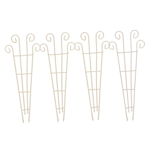 IWOWHERO 4 Stück Mini Rankgitter aus Robustem Metall für Kübelpflanzen Kleines Spalier zur Unterstützung und Dekoration von Kletterpflanzen im Garten und Innenbereich IWOWHERO 4 Stück Mini Rankgitter aus Robustem Metall für Kübelpflanzen Kleines Spalier zur Unterstützung und Dekoration von Kletterpflanzen im Garten und Innenbereich von IWOWHERO