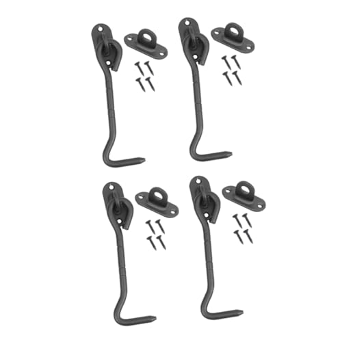 IWOWHERO 4 Stück Teiliges Edelstahl Fensterhaken Robust Rostfrei Anti verformung Sturmsicher Tür Gartentorverschluss mit Schrauben zur Einfachen Montage IWOWHERO 4 Stück Teiliges Edelstahl Fensterhaken Robust Rostfrei Anti verformung Sturmsicher Tür Gartentorverschluss mit Schrauben zur Einfachen Montage von IWOWHERO