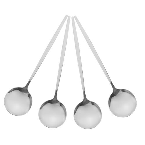 IWOWHERO 4 Stück Teiliges Edelstahl Food Spoons Rostfrei Glatt Poliert Vielseitig für Kuchen Dessert Getränke Geeignet für Restaurant und Partygebrauch IWOWHERO 4 Stück Teiliges Edelstahl Food Spoons Rostfrei Glatt Poliert Vielseitig für Kuchen Dessert Getränke Geeignet für Restaurant und Partygebrauch von IWOWHERO