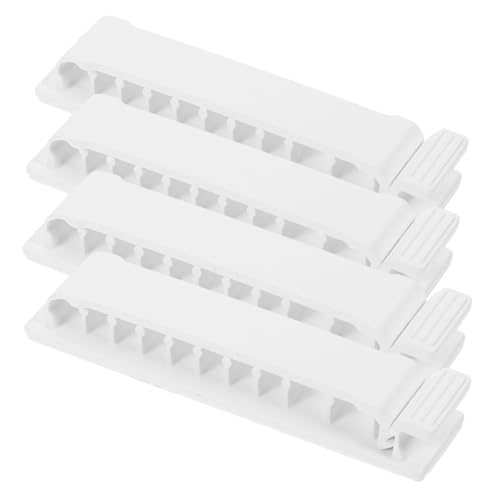 IWOWHERO 4 Stück Teiliges Kabelhalter mit Selbstklebender Rückseite Universelle Kabelclips für Schreibtisch Wand und Auto Einfache Einhandbedienung Glatte Oberfläche Geeignet für Daten und IWOWHERO 4 Stück Teiliges Kabelhalter mit Selbstklebender Rückseite Universelle Kabelclips für Schreibtisch Wand und Auto Einfache Einhandbedienung Glatte Oberfläche Geeignet für Daten und von IWOWHERO