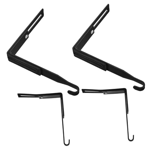 IWOWHERO 4 Stück Verstellbare Metallhaken für Schranktüren Türhaken für Spiegel und Kleine Gegenstände Robust und Praktisch zur Organisation von Kleidung und Accessoires IWOWHERO 4 Stück Verstellbare Metallhaken für Schranktüren Türhaken für Spiegel und Kleine Gegenstände Robust und Praktisch zur Organisation von Kleidung und Accessoires von IWOWHERO