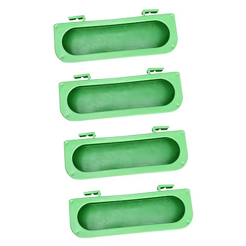 IWOWHERO 4 Stück Vogelfutterstation Teiliges Futterboxen und Wasserbecher für Kleine Vögel Wie Tauben und Papageien Hochwertigem für Tierhandlungen und Privathaushalte von IWOWHERO