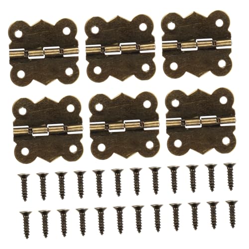 IWOWHERO 40 Stück Teiliges Antike Schmetterlingsscharniere aus Grünem Bronze DIY Ersatzmöbelscharniere für Schmuckkästen und Schränke Einfache Montage Retro Design IWOWHERO 40 Stück Teiliges Antike Schmetterlingsscharniere aus Grünem Bronze DIY Ersatzmöbelscharniere für Schmuckkästen und Schränke Einfache Montage Retro Design von IWOWHERO