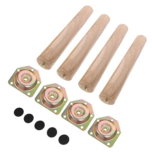 IWOWHERO 4Sätze Holzmöbelbeine Möbelbeine für Sofa Tisch und Schrank mit Montageplatten für Einfachen Austausch für Stilvolle Raumgestaltung IWOWHERO 4Sätze Holzmöbelbeine Möbelbeine für Sofa Tisch und Schrank mit Montageplatten für Einfachen Austausch für Stilvolle Raumgestaltung von IWOWHERO