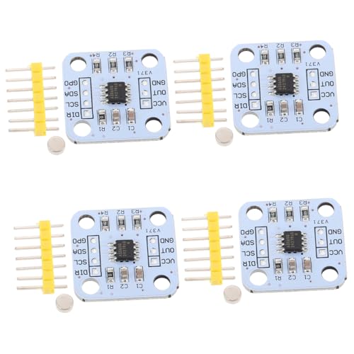 IWOWHERO 4Stücke Magnet Sensormodul Hohe für DIY Projekte und Zuverlässige Winkelmessung Wiederverwendbare Sensormodulplatte für Innenräume von IWOWHERO
