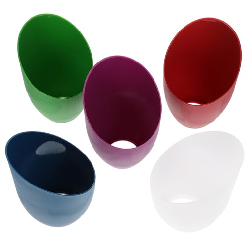 IWOWHERO 5 Stück Schirme Kopfbedeckungen Geneigter Schreibtisch LED Zubehörschirm Home Tischlampe Ersatzlampe Lampenschirm Haushalts Kunststoffabdeckung von IWOWHERO