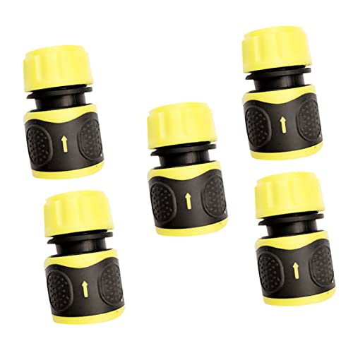 IWOWHERO 5 Stück Teiliges Wasseranschluss adapter Langlebige Gartenschlauch verbindungsstücke für Sprühdüse Einfache Installation Geeignet für Garten und Autowäsche von IWOWHERO