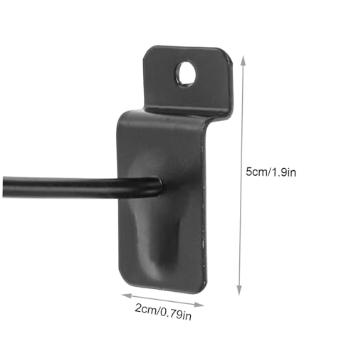 IWOWHERO 50 Stück Teiliges Pegboard haken Robustem Eisen Vielseitige Lochplattenhaken für Garage Werkstatt Supermarktregal und Heimorganisation Einfache Installation Langlebig und Stabil von IWOWHERO