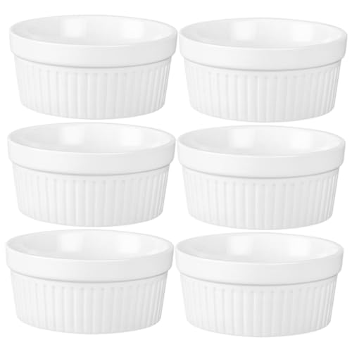 IWOWHERO 6 Stück Teiliges Keramisches Multifunktions ramekin Ofenfeste Dessertschälchen mit Anti rutsch boden Geeignet für Pudding Mousse Kuchen Vielseitig Einsetzbar für Küche und IWOWHERO 6 Stück Teiliges Keramisches Multifunktions ramekin Ofenfeste Dessertschälchen mit Anti rutsch boden Geeignet für Pudding Mousse Kuchen Vielseitig Einsetzbar für Küche und von IWOWHERO