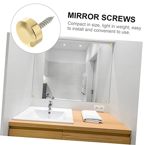 IWOWHERO Spiegelschrauben 8 Stück Dekorative Abdeckkappen Reinem Kupfer für Spiegel und Glasschilder Robust Glatte Oberfläche für Möbel und Ladeninstallationen IWOWHERO Spiegelschrauben 8 Stück Dekorative Abdeckkappen Reinem Kupfer für Spiegel und Glasschilder Robust Glatte Oberfläche für Möbel und Ladeninstallationen von IWOWHERO