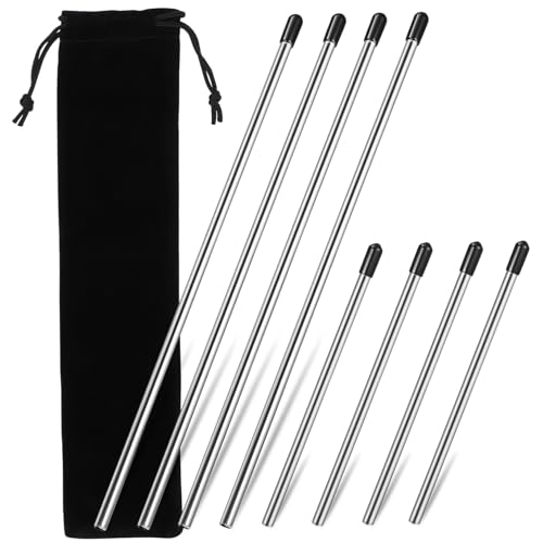 IWOWHERO 8 Stück Teiliges Edelstahl Flaschenhalter für Geschirrspüler mit Schutzkappen Kompatibel als Flascheneinsatz zum Schnellen Abtropfen von Glas und Sodaflaschen für Spülmaschine von IWOWHERO