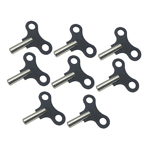 IWOWHERO 8 Stück Teiliges Uhren Reparaturset mit Holz Uhr Aufziehschlüssel Langlebiges Uhrwerkzeug für Holzuhr Einfach zu Handhaben für DIY Uhrenprojekte und IWOWHERO 8 Stück Teiliges Uhren Reparaturset mit Holz Uhr Aufziehschlüssel Langlebiges Uhrwerkzeug für Holzuhr Einfach zu Handhaben für DIY Uhrenprojekte und von IWOWHERO