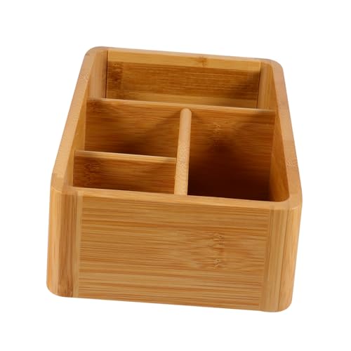 IWOWHERO Aufbewahrungsbox aus Holz Natürliche Elegante Sundries Storage Box mit Großer Kapazität Feine Verarbeitung Vielseitig für Kosmetik Schmuck Büro und Haushalt Modernes Design von IWOWHERO
