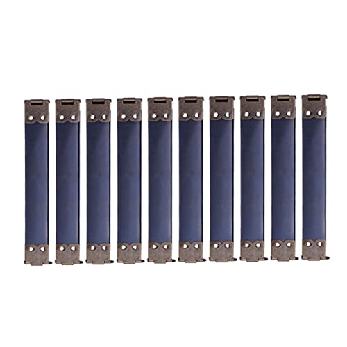 IWOWHERO Aufnähbare Handtaschenscharniere 100 Stück 10 cm Rahmen Federklammer Für Die Herstellung Von Geldbörsen Zufällige Farbe von IWOWHERO
