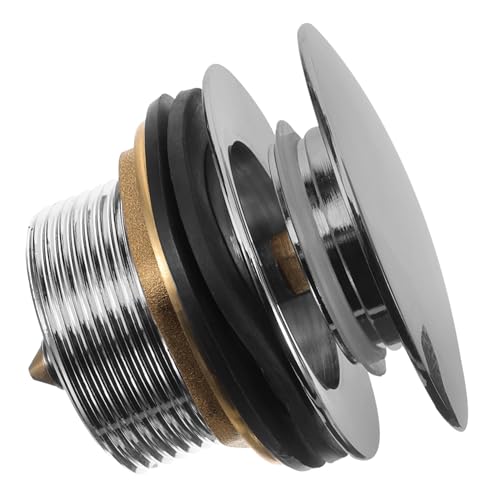 IWOWHERO Badewannen Abflussstopper Fußbetätigter Abflussfilter für Badewanne Installieren Vielseitiges Design Geeignet für Badewannen Perfekter Ersatz von IWOWHERO