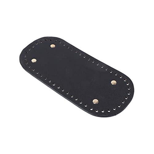 IWOWHERO Ovaler Pu Leder Taschenboden Zubehör Für Strick Und Einkaufstaschen Schwarz Ovales Design Schützt Die Tasche Für Kreative Projekte IWOWHERO Ovaler Pu Leder Taschenboden Zubehör Für Strick Und Einkaufstaschen Schwarz Ovales Design Schützt Die Tasche Für Kreative Projekte von IWOWHERO