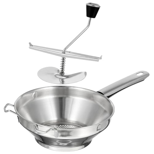 IWOWHERO Edelstahl Kartoffelpresse Handlicher Kartoffelstampfer Multifunktional für Kartoffelpüree Babybrei Obst und Gemüsebrei Leicht zu Reinigen und Langlebig IWOWHERO Edelstahl Kartoffelpresse Handlicher Kartoffelstampfer Multifunktional für Kartoffelpüree Babybrei Obst und Gemüsebrei Leicht zu Reinigen und Langlebig von IWOWHERO