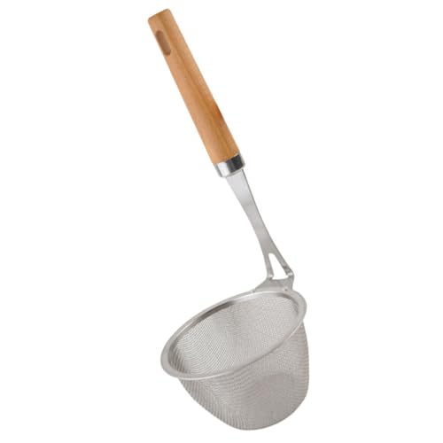 IWOWHERO Edelstahl Nudelsieb mit Holzgriff Leichter Metallfilter mit Aufhängung Hitzebeständiger Küchenfilter für Pasta Hotpot Vielseitiges Küchensieb zum Abtropfen und Filtern IWOWHERO Edelstahl Nudelsieb mit Holzgriff Leichter Metallfilter mit Aufhängung Hitzebeständiger Küchenfilter für Pasta Hotpot Vielseitiges Küchensieb zum Abtropfen und Filtern von IWOWHERO