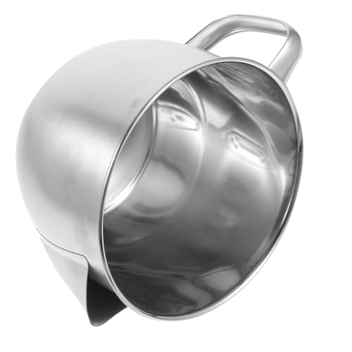 IWOWHERO Edelstahl Ölfilterbehälter Fettabscheider Küchenhelfer zum Abseihen von Bratöl und Soßen Praktischer Ölhalter für Zuhause Restaurant Vielseitig und Leicht zu Reinigen IWOWHERO Edelstahl Ölfilterbehälter Fettabscheider Küchenhelfer zum Abseihen von Bratöl und Soßen Praktischer Ölhalter für Zuhause Restaurant Vielseitig und Leicht zu Reinigen von IWOWHERO