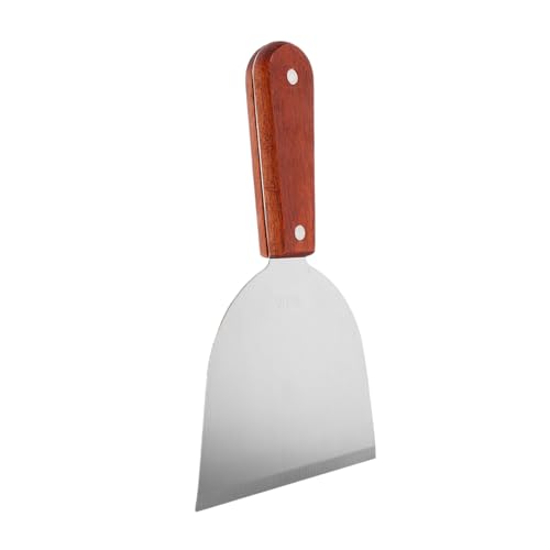IWOWHERO Edelstahl Press-type Grillspatel für Barbecue Antihaft Handpress-design für Gleichmäßige Hitzeverteilung Einfache Reinigung für Burger Steaks und Bratwürste Beim Grillen im Freien von IWOWHERO
