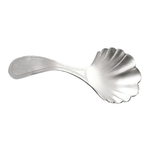 IWOWHERO Edelstahl Teelöffel Muschelform Teelöffellöffel Teeschaufel für Losen Tee Kaffee Gewürze Ergonomisch Glatt und Langlebig IWOWHERO Edelstahl Teelöffel Muschelform Teelöffellöffel Teeschaufel für Losen Tee Kaffee Gewürze Ergonomisch Glatt und Langlebig von IWOWHERO