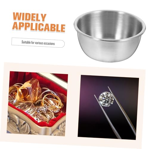 IWOWHERO Edelstahl Waagschale Präzise Wiegeschale für Karatwaagen Schmuck und feine Substanzen Messschale Langlebig Korrosionsbeständig Multipurpose Wiegetablett für Labor und Küche von IWOWHERO