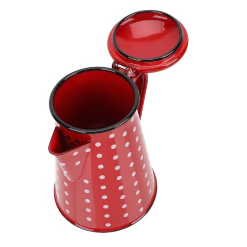 IWOWHERO Emaille Wasserkocher mit Hitzeisoliertem Griff Handgeführter Teekessel für Haushalt und Camping Geeignet für Gas Induktionsherd zum Erhitzen von Kaffee Tee und Punsch IWOWHERO Emaille Wasserkocher mit Hitzeisoliertem Griff Handgeführter Teekessel für Haushalt und Camping Geeignet für Gas Induktionsherd zum Erhitzen von Kaffee Tee und Punsch von IWOWHERO