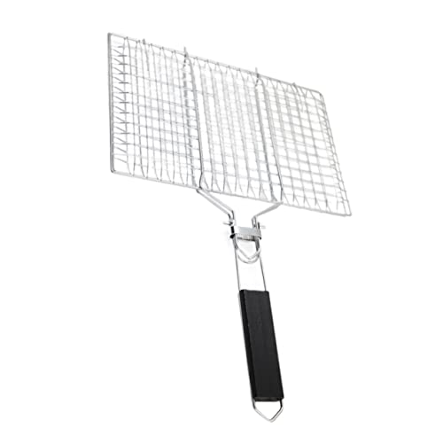 IWOWHERO Grillkorb für Gemüse Faltbares Bbq Grillzubehör Tragbares Grillrost mit Humanisiertem Griff Einfach zu Reinigen Verstellbares Design für Dickere Lebensmittel IWOWHERO Grillkorb für Gemüse Faltbares Bbq Grillzubehör Tragbares Grillrost mit Humanisiertem Griff Einfach zu Reinigen Verstellbares Design für Dickere Lebensmittel von IWOWHERO