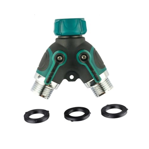 IWOWHERO Gartenschlauch Splitter Y Verteiler mit US Standardanschluss Wasserschlauch Verbinder für Gartenbewässerung Installieren für Zwei Wasserquellen Lecksicher und Benutzerfreundlich IWOWHERO Gartenschlauch Splitter Y Verteiler mit US Standardanschluss Wasserschlauch Verbinder für Gartenbewässerung Installieren für Zwei Wasserquellen Lecksicher und Benutzerfreundlich von IWOWHERO