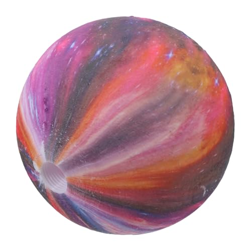 IWOWHERO Gedruckter Kunststoff Lampenschirm Mond und Sternenhimmel Muster Robustes Gewinde Dekorative Runde Lampe Warmes Licht für Tisch Pendelleuchten von IWOWHERO