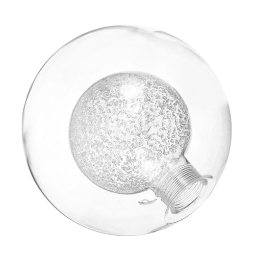 IWOWHERO Glas Lampenschirm Kugel Ømm Transparent Ersatzglas Lampenabdeckung für Pendelleuchte Wandleuchte Moderner Stil Weiche Lichtverteilung Gleichmäßige Lichtstreuung von IWOWHERO