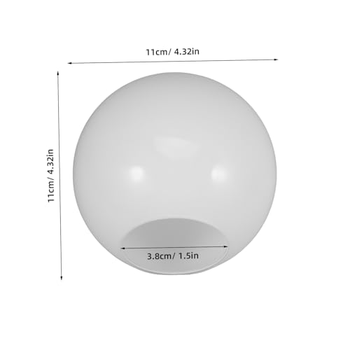 IWOWHERO Glaskugel Lampenschirm Milchglas Ersatz Rundes Lampenglas mit Flachem Rand für Tischlampe Stehlampe und Straßenlaterne Einfache Montage Vielseitig Einsetzbar Elegant IWOWHERO Glaskugel Lampenschirm Milchglas Ersatz Rundes Lampenglas mit Flachem Rand für Tischlampe Stehlampe und Straßenlaterne Einfache Montage Vielseitig Einsetzbar Elegant von IWOWHERO