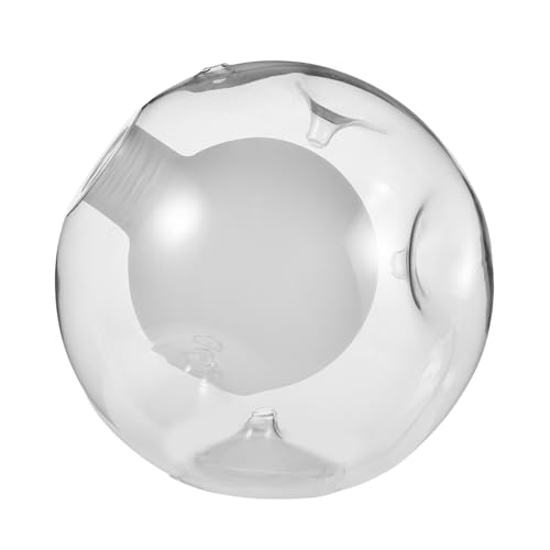 IWOWHERO Glass Globe Lamp Shade mit konvexer Oberfläche Hitzebeständiger Lampenschirm für Moderne Pendelleuchten Wohnzimmer Esszimmer Beleuchtung Klarer Glas Lampenschirm von IWOWHERO