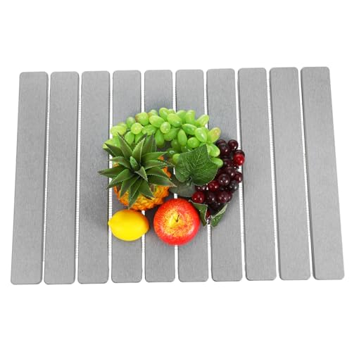 IWOWHERO Große Saugfähige Stein abtropfmatte für Küchentheke Faltbare Wasserabsorbierende Matte Schnell Trocknend Rutschfest Robust und Langlebig für Küche und Badezimmer von IWOWHERO