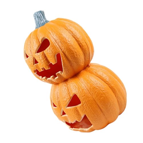 IWOWHERO Halloween Kürbislaterne aus Kunststoff Batteriebetriebene LED Beleuchtung Leuchtender Dekorativer Kürbis für Innen und Außen Sichere Tragbare Halloween Deko mit Realistischem IWOWHERO Halloween Kürbislaterne aus Kunststoff Batteriebetriebene LED Beleuchtung Leuchtender Dekorativer Kürbis für Innen und Außen Sichere Tragbare Halloween Deko mit Realistischem von IWOWHERO