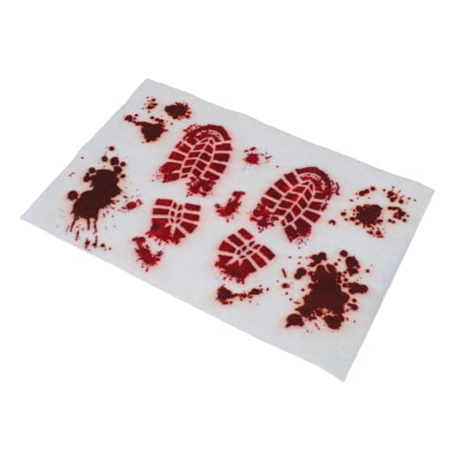 IWOWHERO Halloween Türmatte Rutschfester Retro-Herbst Teppich Weicher Halloween Eingangsteppich für Wohnzimmer Schlafzimmer und Flur Einfach zu Reinigen und Sicher für Stark Frequentierte von IWOWHERO
