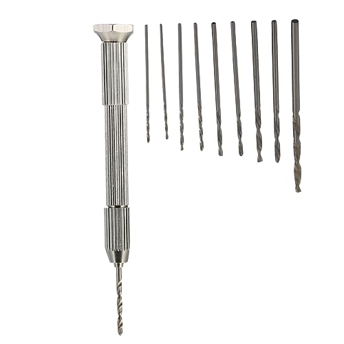 IWOWHERO Handbohrer Präzisionsbohrer mit Teiligem Bohrerbits für Schmuck Holzschnitzerei Modellbau Mini Handbohrmaschine Kompakt Tragbar Präzise Vielseitig für DIY Arbeiten IWOWHERO Handbohrer Präzisionsbohrer mit Teiligem Bohrerbits für Schmuck Holzschnitzerei Modellbau Mini Handbohrmaschine Kompakt Tragbar Präzise Vielseitig für DIY Arbeiten von IWOWHERO