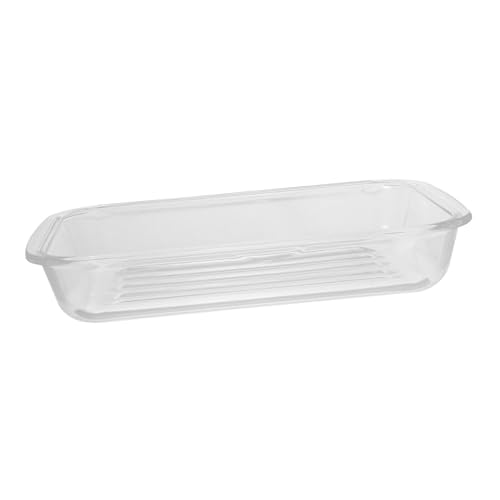IWOWHERO Hitzebeständige Große Glas auflaufform für Backofen und Mikrowelle Spülmaschinenfestes Backblech zum Braten Backen und Grillen Transparentes Glas kochgeschirr für Vielseitigen von IWOWHERO