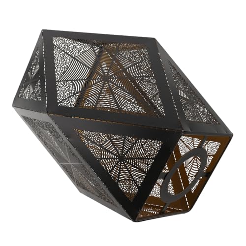 IWOWHERO Hohlgeschnittener Metall Lampenschirm Lichtabdeckung Spinnennetz Motiv Langlebiger Eisenkunst Lampenschirm für Steh Nachttischlampen Halloween Party Deko Innenbereich IWOWHERO Hohlgeschnittener Metall Lampenschirm Lichtabdeckung Spinnennetz Motiv Langlebiger Eisenkunst Lampenschirm für Steh Nachttischlampen Halloween Party Deko Innenbereich von IWOWHERO