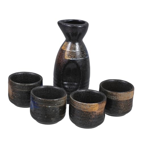 IWOWHERO Japanisches Sake Set Keramik Sake Gefäß Elegantes Trinkset Kreatives Design Robust als Tischdekoration Geeignet Geschenkidee für Geburtstag Hochzeit Muttertag IWOWHERO Japanisches Sake Set Keramik Sake Gefäß Elegantes Trinkset Kreatives Design Robust als Tischdekoration Geeignet Geschenkidee für Geburtstag Hochzeit Muttertag von IWOWHERO