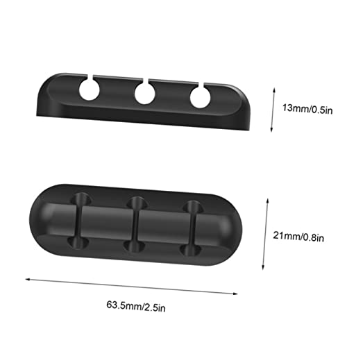 IWOWHERO Kabelhalter Selbstklebend für Schreibtisch Kabel Organizer Clips für Effektives Kabelmanagement im Büro Auto und Zuhause Schwarz IWOWHERO Kabelhalter Selbstklebend für Schreibtisch Kabel Organizer Clips für Effektives Kabelmanagement im Büro Auto und Zuhause Schwarz von IWOWHERO