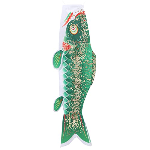 IWOWHERO Karpfen Streamer Japanischer Karpfen Windsack Fisch Windsocken Fisch Windsack Flagge Outdoor Dekoration Hängende Windsocken Windsocken Flagge Hängende Karpfen Windsack von IWOWHERO