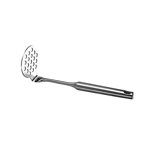IWOWHERO Kartoffelstampfer Rostfreier Kartoffelquetscher für Obst und Gemüse für Püree für Camping und Picknick Robustes Küchengerät für Tag von IWOWHERO