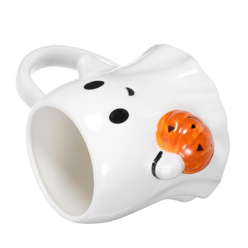 IWOWHERO Keramik Kaffeetasse Halloween Kürbis Geist Spukiges Design Langlebig Vielseitig für Büro Alltag und Party IWOWHERO Keramik Kaffeetasse Halloween Kürbis Geist Spukiges Design Langlebig Vielseitig für Büro Alltag und Party von IWOWHERO