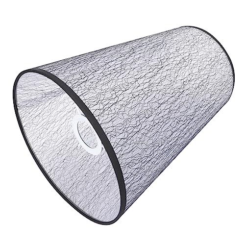 IWOWHERO Kleiner Lampenschirm Tischlampe Lampenabdeckung Leinenstoff Schwarz Netzgewebe für Schlafzimmer Wohnzimmer Indoor Lichtschutz IWOWHERO Kleiner Lampenschirm Tischlampe Lampenabdeckung Leinenstoff Schwarz Netzgewebe für Schlafzimmer Wohnzimmer Indoor Lichtschutz von IWOWHERO