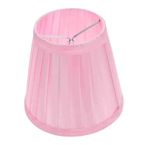 IWOWHERO Kleiner Stofflampenschirm Lampenfassung Staubschutz Lampenschirm für Tischlampe Haushalt Leicht zu Installieren Robuster Eisenhalter Geeignet für Wohnzimmer Schlafzimmer Büro von IWOWHERO